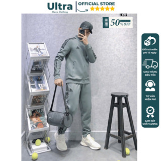  Bộ Adidas nam thu đông cao cấp đồ thể thao nam mùa đông chất nỉ dày dặn phom dáng đẹp hàng hiệu 2024 Ultra UD4-923 