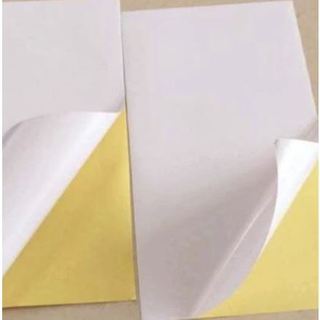 Giấy để cà số khung số máy xe máy, ôto/ Decal A4 / A3 đế vàng