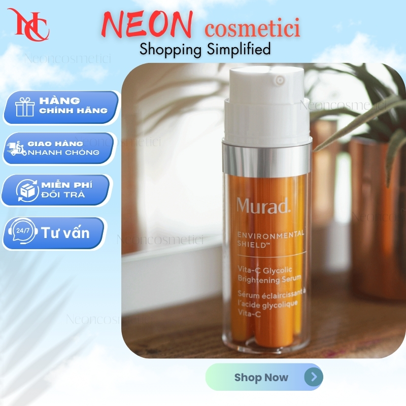 Tinh Chất Vitamin C Giúp Sáng Da, Mờ Thâm Nám Murad Vita-C Glycolic Brightening Serum 30ml