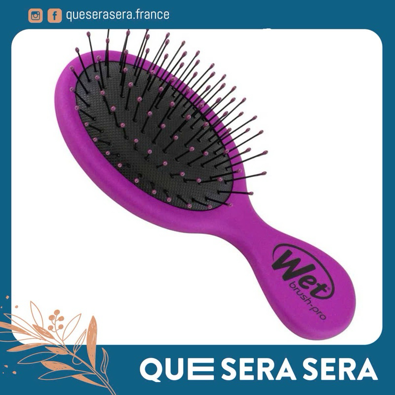 Lược gỡ rối Wet Brush mini màu tím