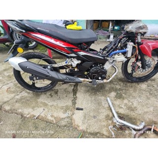 Pô ex150 giả zin  kèm tiêu ống xả 34 cổ 32-51  34-51 và 36-51From khoét áo Ex135-150 Full ốp