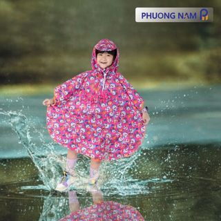 ÁO MƯA CÁNH DƠI CHO BÉ, Áo Mưa Cánh Dơi Xẻ Tà Cho Trẻ Em – Thương Hiệu Phương Nam
