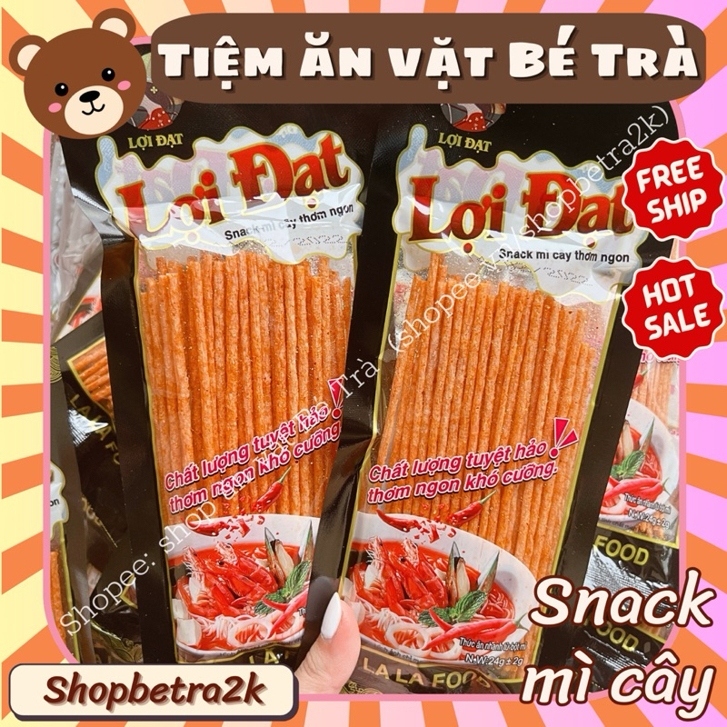 (10 gói) Snack mì cây Lợi Đạt thơm ngon