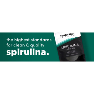 Bột tảo xoắn Spirulina hữu cơ (Organic Spirulina Powder) - Terrasoul Superfoods - 170g & 454g