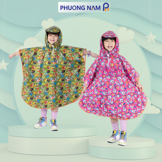 ÁO MƯA CÁNH DƠI CHO BÉ, Áo Mưa Cánh Dơi Xẻ Tà Cho Trẻ Em – Thương Hiệu Phương Nam