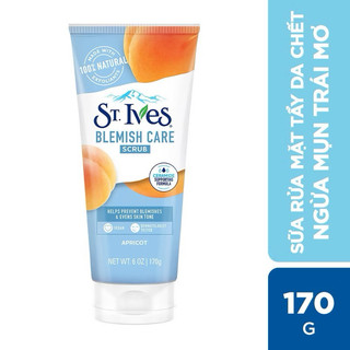 [ Tuýp 170g ] Sữa rửa mặt tẩy da chết St.ives