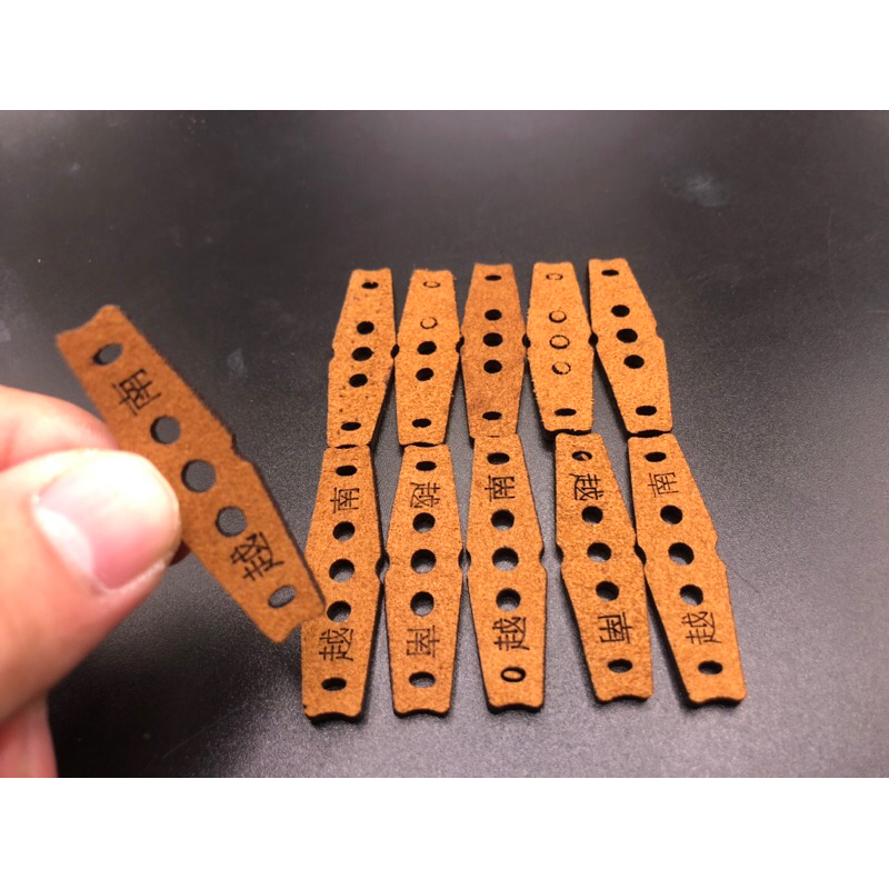20 Miếng da Ná cao su 3 lỗ chữ Tàu dùng cho bi 6.35mm và 7mm chống trơn