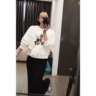 Bộ áo nỉ và chân váy đuôi cá thu đông, áo nỉ cao cấp cho nữ - 775