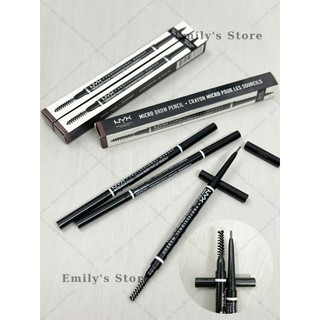Kẻ Mày NYX Micro Brow Pencil. Chì Kẻ Mày Đầu Nhỏ 1mm. Phẩy Sợi Chân Mày. Chì Mày Màu Nâu