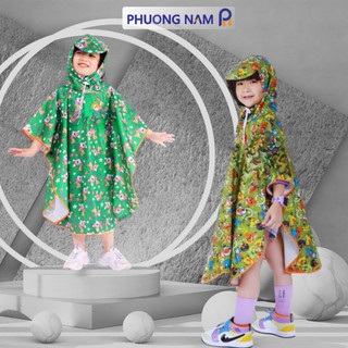ÁO MƯA CÁNH DƠI CHO BÉ, Áo Mưa Cánh Dơi Xẻ Tà Cho Trẻ Em – Thương Hiệu Phương Nam