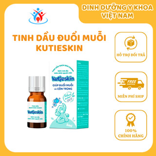 Tinh dầu Bạch đàn chanh tự nhiên đuổi muỗi  Kutieskin 5ml giúp đuổi muỗi, côn trùng
