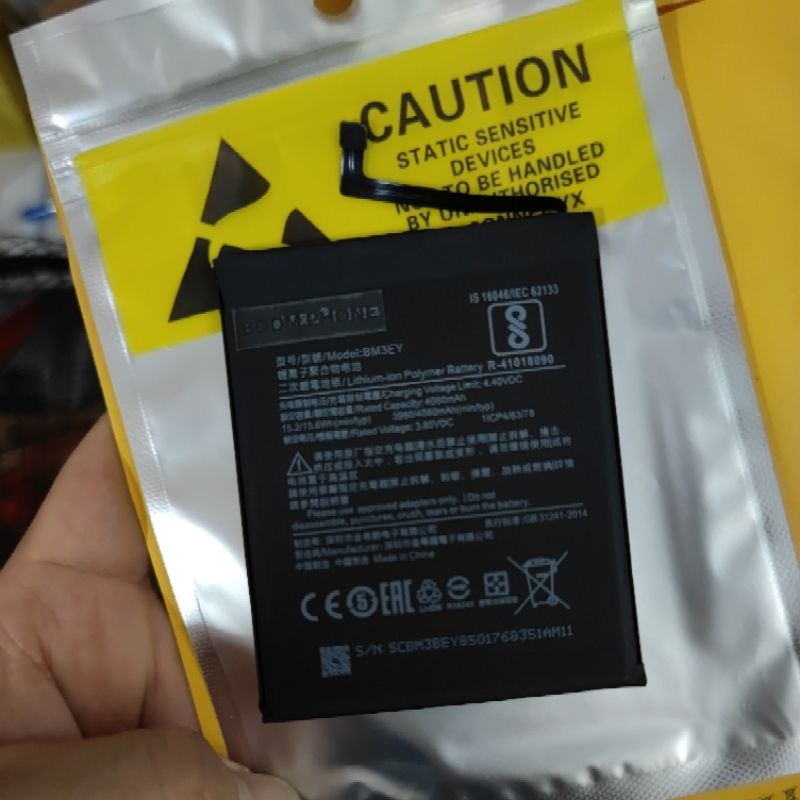 Pin Dung lượng cao 4000mah Mi 8 Bm3e