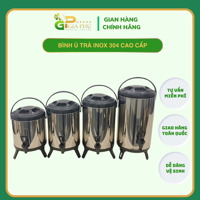 Bình ủ trà inox 304 8L