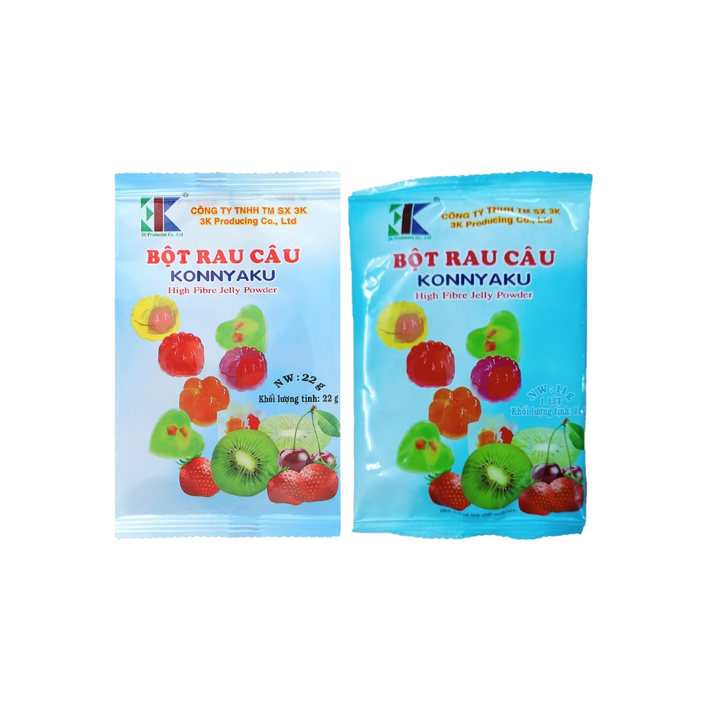 Bột Rau Câu Konyakun 11g – 22g