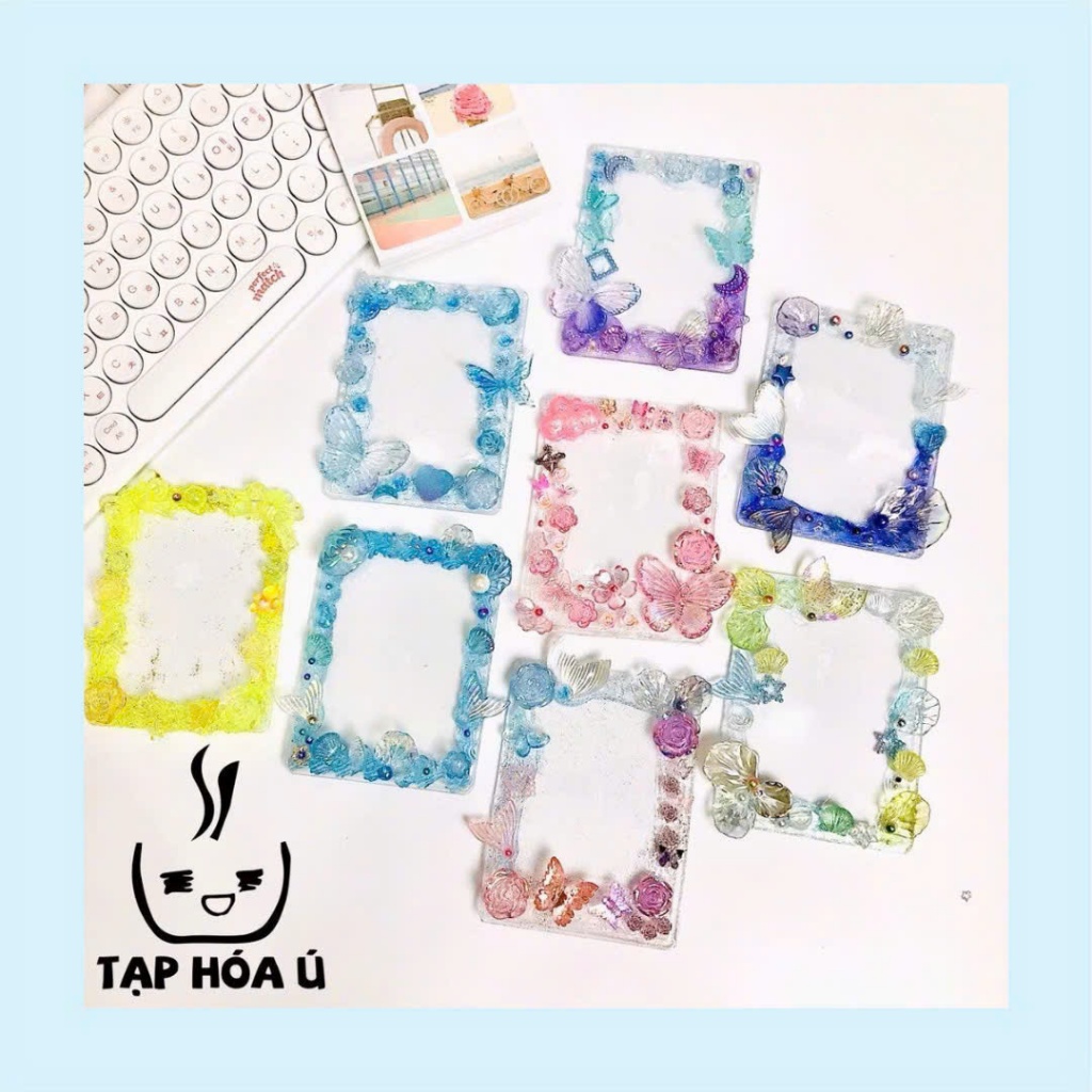 TOPLOADER DECOR KEM KEO, THẺ ĐỰNG CARD TRANG TRÍ KEM KEO DỄ THƯƠNG 08