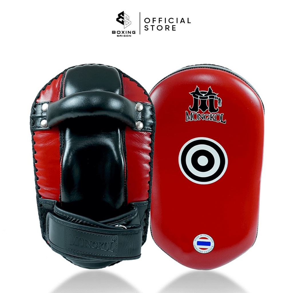 Đích Đá MongKol KGM02 Kick guards - Red/Black