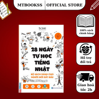 Sách - 28 Ngày Tự Học Tiếng Nhật - Bộ Sách Dành Cho Người Mới Bắt Đầu