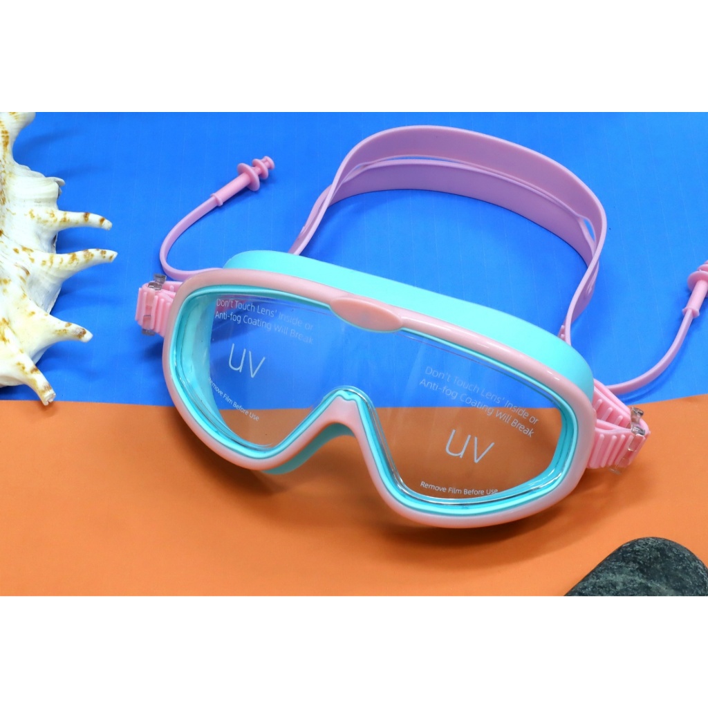 Kính bơi mắt to trẻ em và người lớn, chống nước, chống nắng KMART