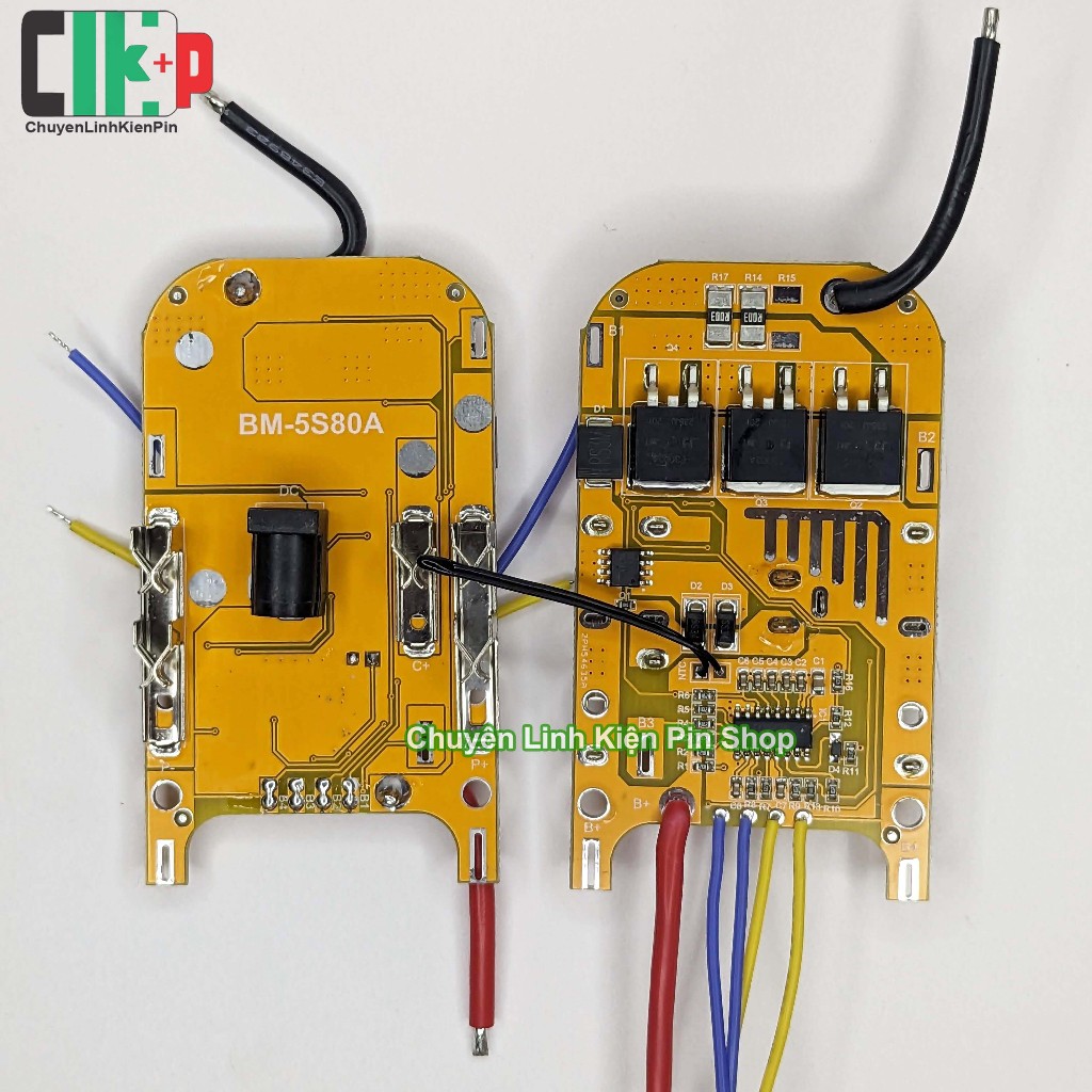 Mạch Bảo Vệ Lion 5S 80A 3Fet Dùng Được Cho Máy Makita 3 Chân ( Bl64_247 )