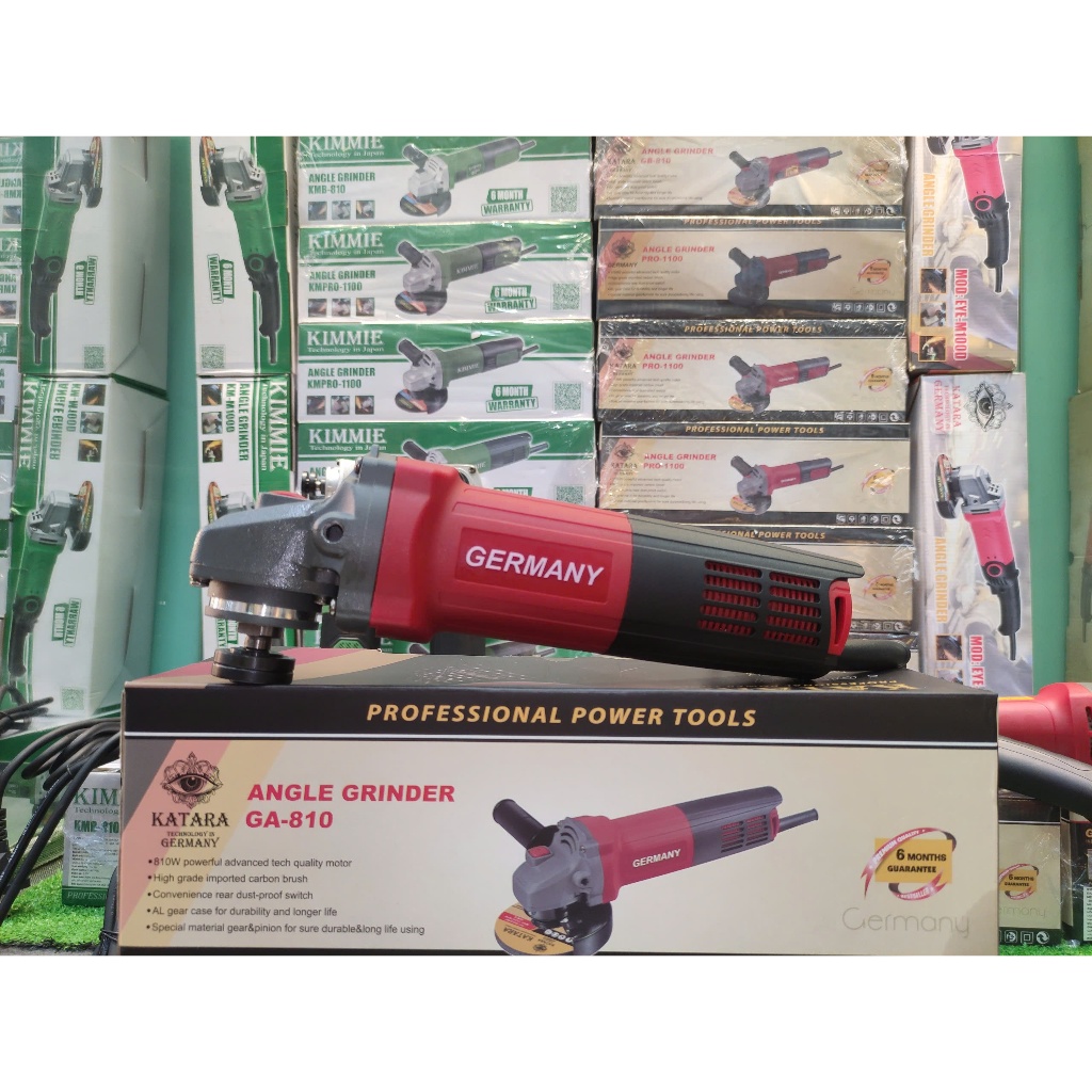 Máy mài góc, máy cắt cầm tay Germany (Công suất khủng, thân dài, công tắc đầu - đuôi)