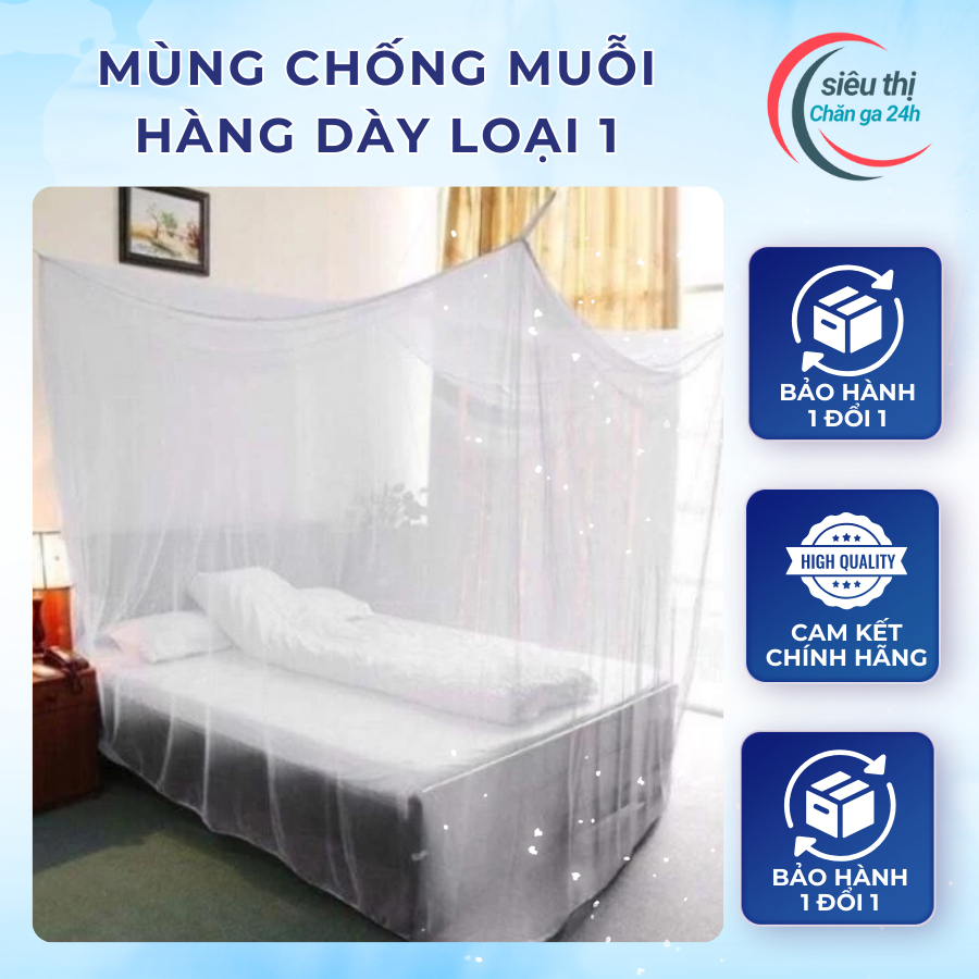 Màn tuyn,mùng chống muỗi hàng dày loại 1,đủ kích thước