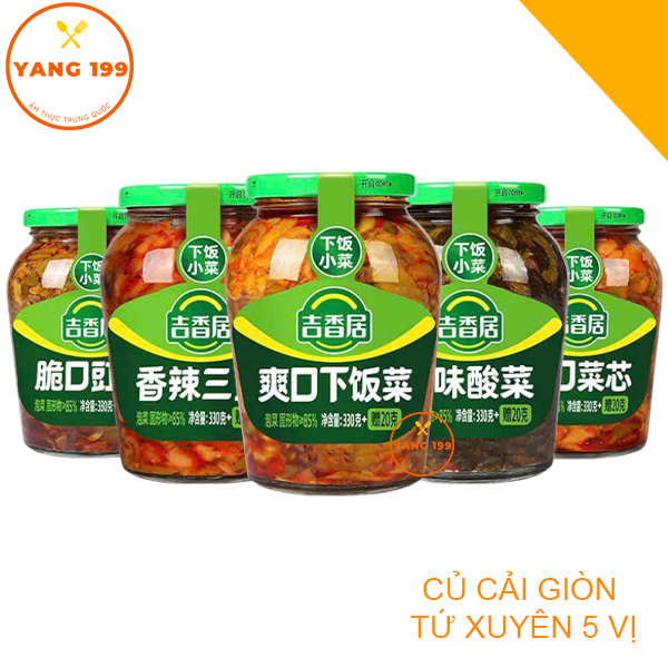 Củ Cải Giòn Tứ Xuyên Nhiều Vị