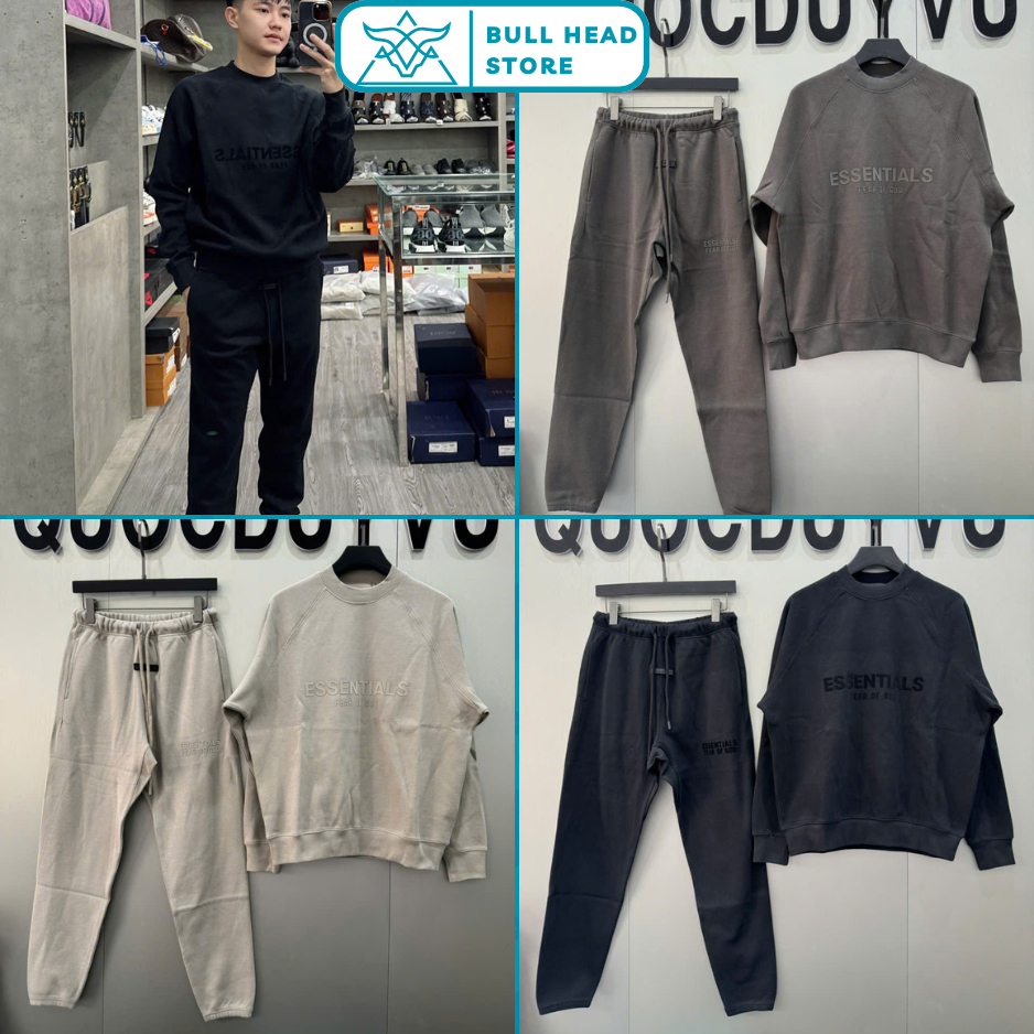 Bộ Nỉ Nam Ét Sen Sồ In Logo Trước Ngực Siêu Chất - Bộ Quần Áo Nam Ét Sen Sồ Cao Cấp hot 2024