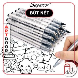 [ARTDOOR] Bút line kháng nước Đen SUPERIOR (cây lẻ)