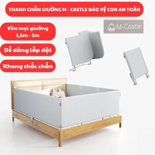 Thanh Chắn Giường hàng nhập khẩu 2024 Nâng Cấp, Chắn Giường Nâng Hạ tuỳ ý, hàng rào chắn giường có thể tháo rời đơn giản