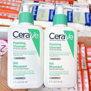 Sữa Rửa Mặt CeraVE Cho Da Dầu,Nhạy Cảm,Hỗn Hợp Pháp