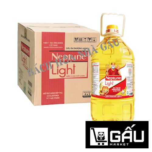 Dầu Ăn Thượng Hạng Neptune Light can 5L