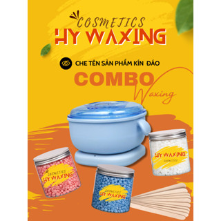  Combo Nồi Nấu Sáp Wax Lông Silicone Chống Dính + 100gr Sáp Premium Siêu Bám Lông HYWAXING 