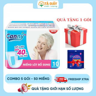 [ SIÊU TIẾT KIỆM] 50 TẶNG 1 Miếng lót bổ sung Canny dùng kèm tã quần người lớn, siêu tiện lợi