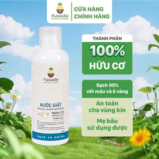 Nước Giặt Hữu Cơ Fuwa3e Organic Sinh Học Giặt Quần Áo Đồ Lót, An Toàn Cho Em Bé