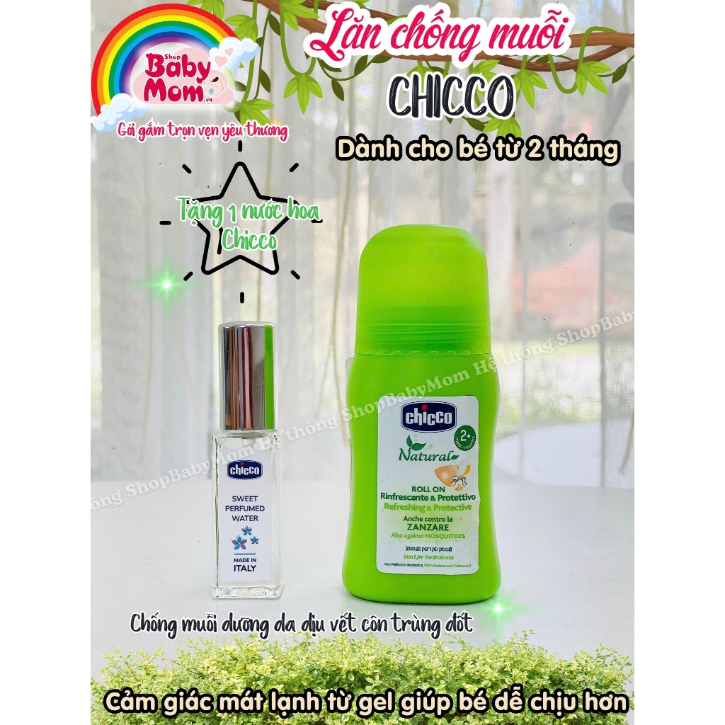 Lăn Đa Năng Xua Muỗi CHICCO 2M+ 60ML