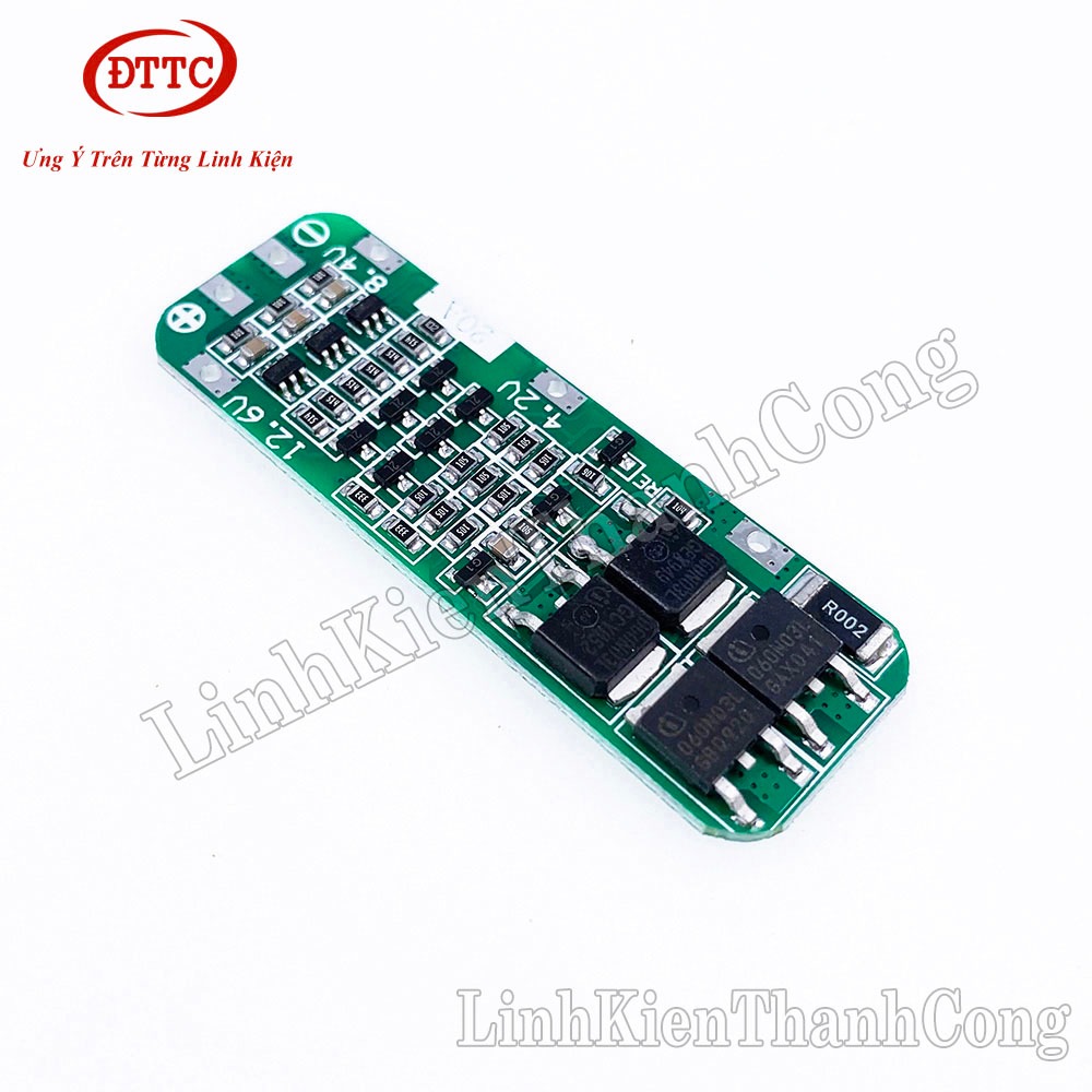 Mạch Bảo Vệ BMS 3S 18650 10A - Hệ 3 Cell Nối Tiếp