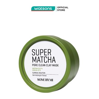[Mã FMCGWA101 giảm 8% đơn 250K] Mặt Nạ Some By Mi Super Matcha Pore Clean Clay Từ Đất Sét Cải Thiện Vấn Đề Của Da 100g