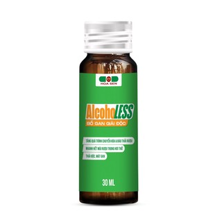 AlcohoLESS (Nước uống giải rượu) giúp nhanh hết mùi rượu bia, đào thải rượu 1 chai 30ml