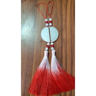 (1 đôi) ngọc bội long phụng đá thật