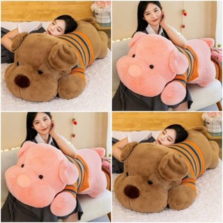 Gấu Bông Chú Chó Mặc Áo Len, Thú Nhồi Bông Cún Mặc Áo Quà Tặng Cho Bé Ôm Đi Ngủ 70 cm-1m-1m3