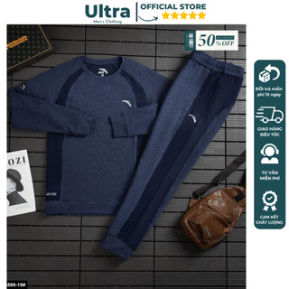 Bộ nỉ thể thao nam Adidas thu đông cao cấp, bộ quần áo thu đông nam chất nỉ dày dặn hàng hiệu 2024  Ultra UD4-8599