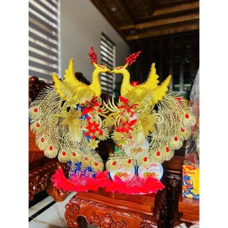 [TẾT] Set phụ kiện tháp công tài lộc ( Tặng kèm keo nến, đèn nháy, phôi công đính mắt sẵn)