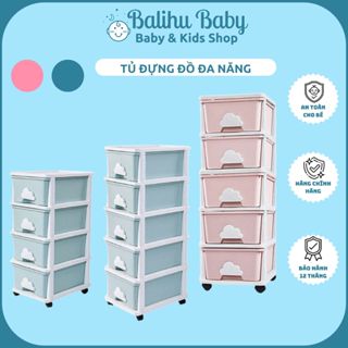 Kệ đựng đồ đa năng, Tủ đựng đồ cho bé cao cấp, Tủ đựng quần áo cho bé, Kệ để đồ chơi, có bánh xe dễ dàng di chuyển.