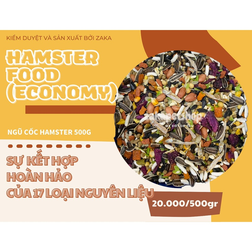 Thức ăn hamster cao cấp 500g