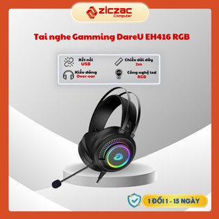 Tai nghe gaming DAREU EH416 l EH406 l EH469 - LED RGB giả lập 7.1 cắm cổng USB chính hãng - bảo hành 12 tháng 