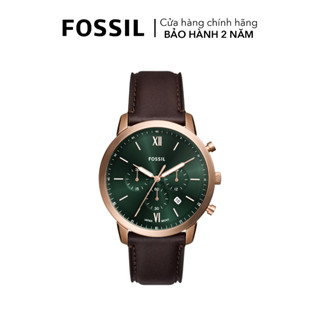 Đồng hồ nam Fossil NEUTRA Chronograph 44mm mặt xanh lá, dây da FS6073