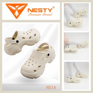 [TẶNG CHARM] DÉP SỤC HOT TREND THƯƠNG HIỆU NESTY ĐẾ ĐỘN 6,5Cm CHẤT LIỆU EVA CAO CẤP NE14