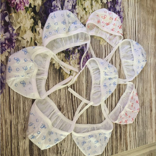 Combo 10 mũ sơ sinh cotton mềm mịn
