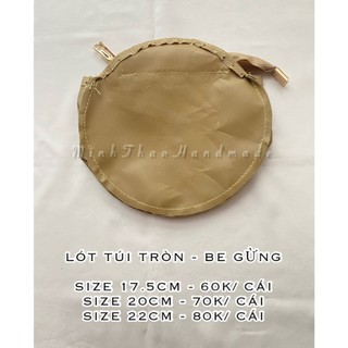 Lót túi tròn