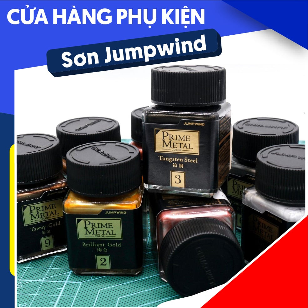 LACQUER SƠN MÔ HÌNH JUMPWIND - PRIME METAL [ PM.01 - PM.09 ]